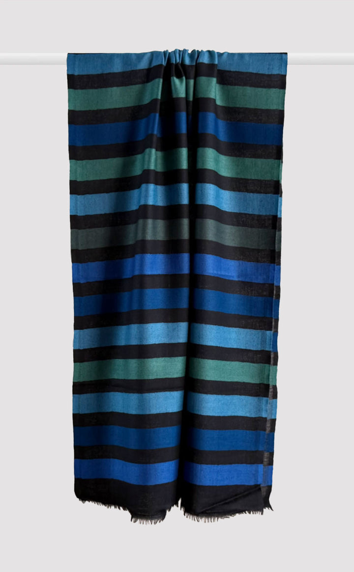 Electric Merino Strokes Stole
