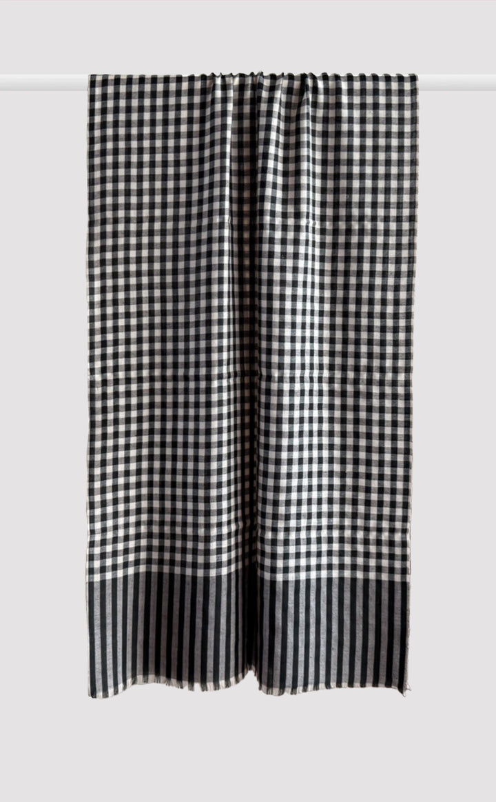 Inkwell Plaid Stole