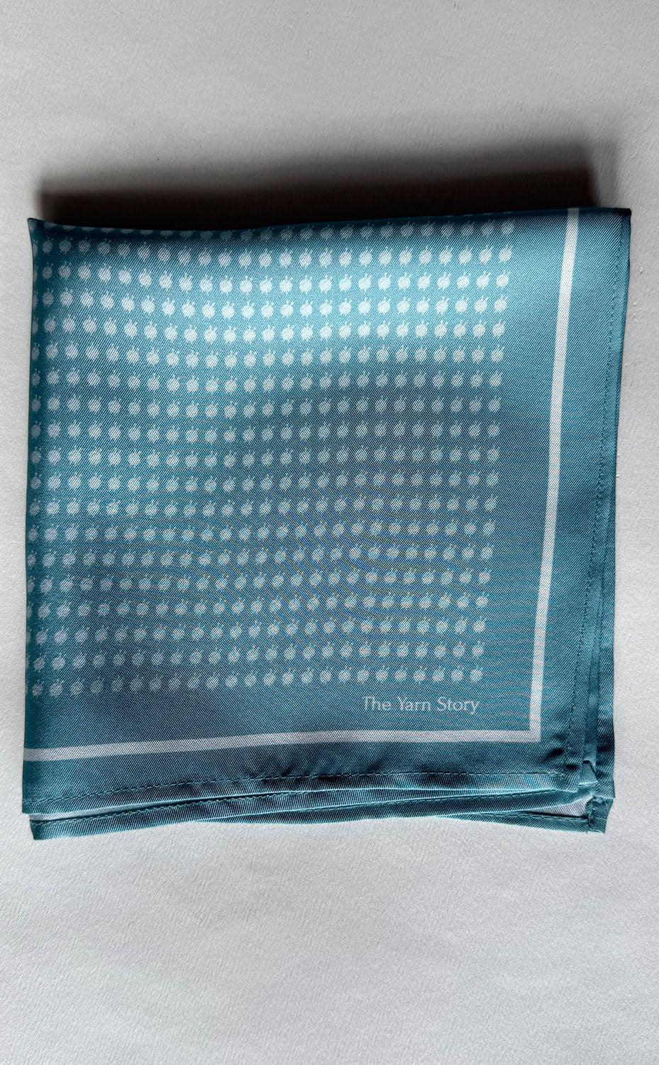 Turquoise Yarn Ball Pocket Square