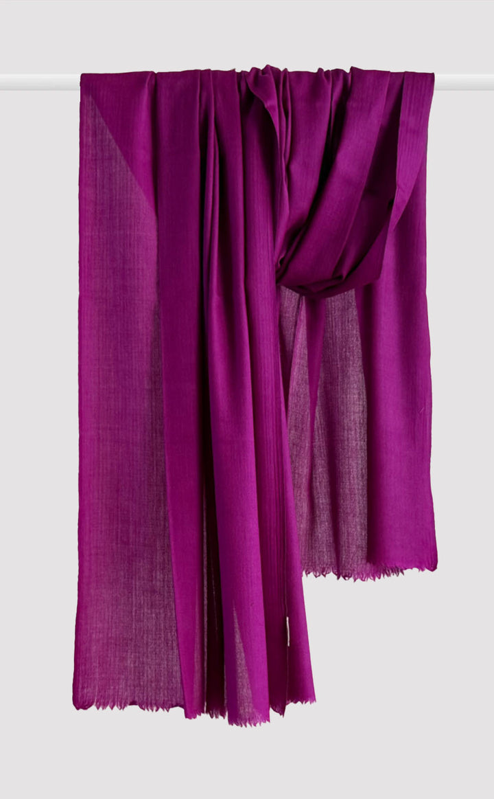 Solid Tyrian Shawl