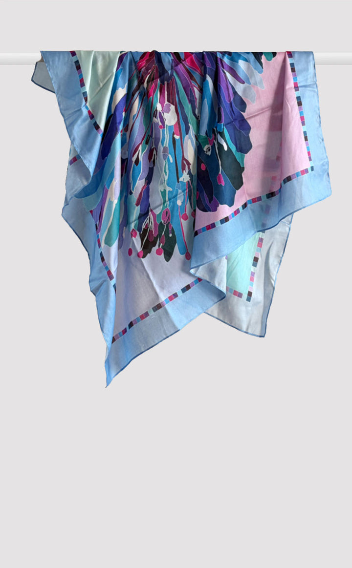 Aegean Flora Silk Scarf
