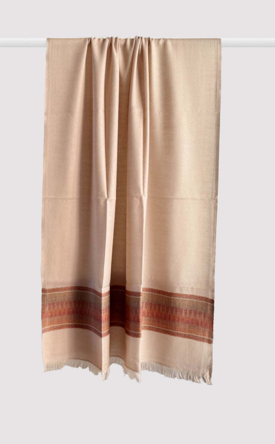 Marigold Ikat Wool Shawl