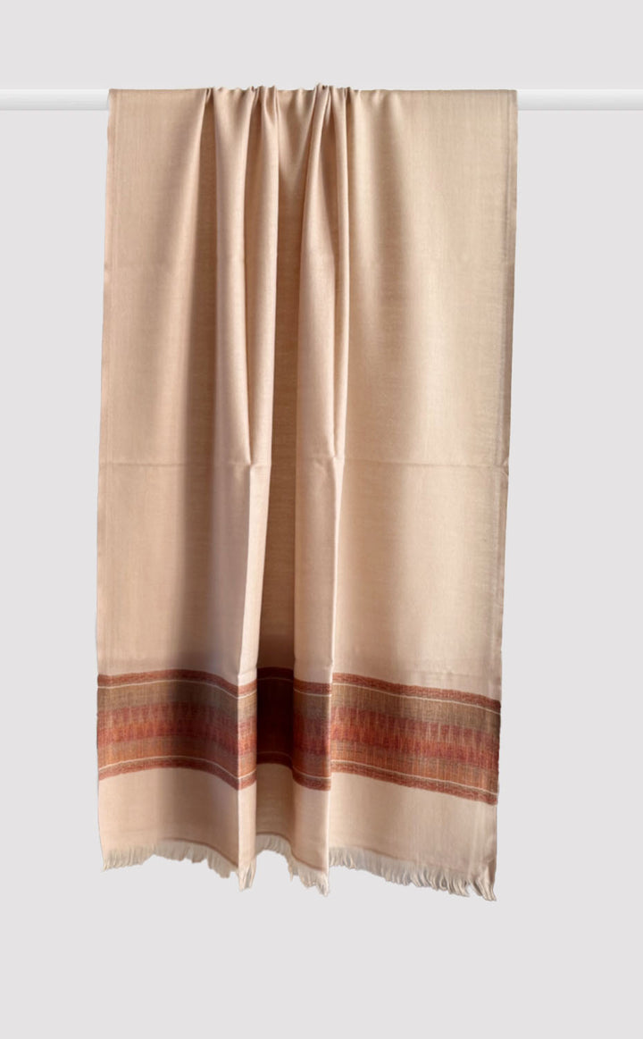 Marigold Ikat Wool Shawl