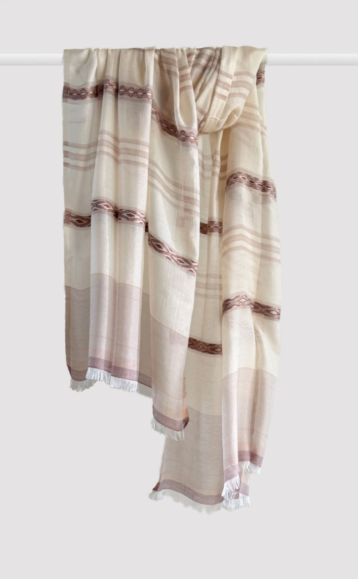 Terra Mist Cotton Silk Shawl