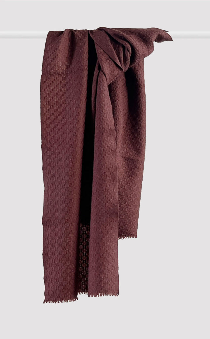 Brown Woven Muffler