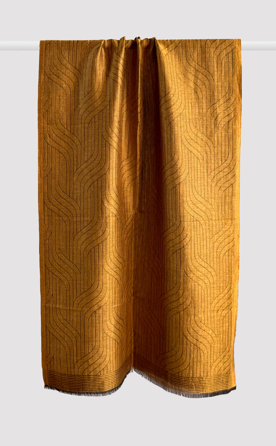 Gilded Champagne Zari Stole