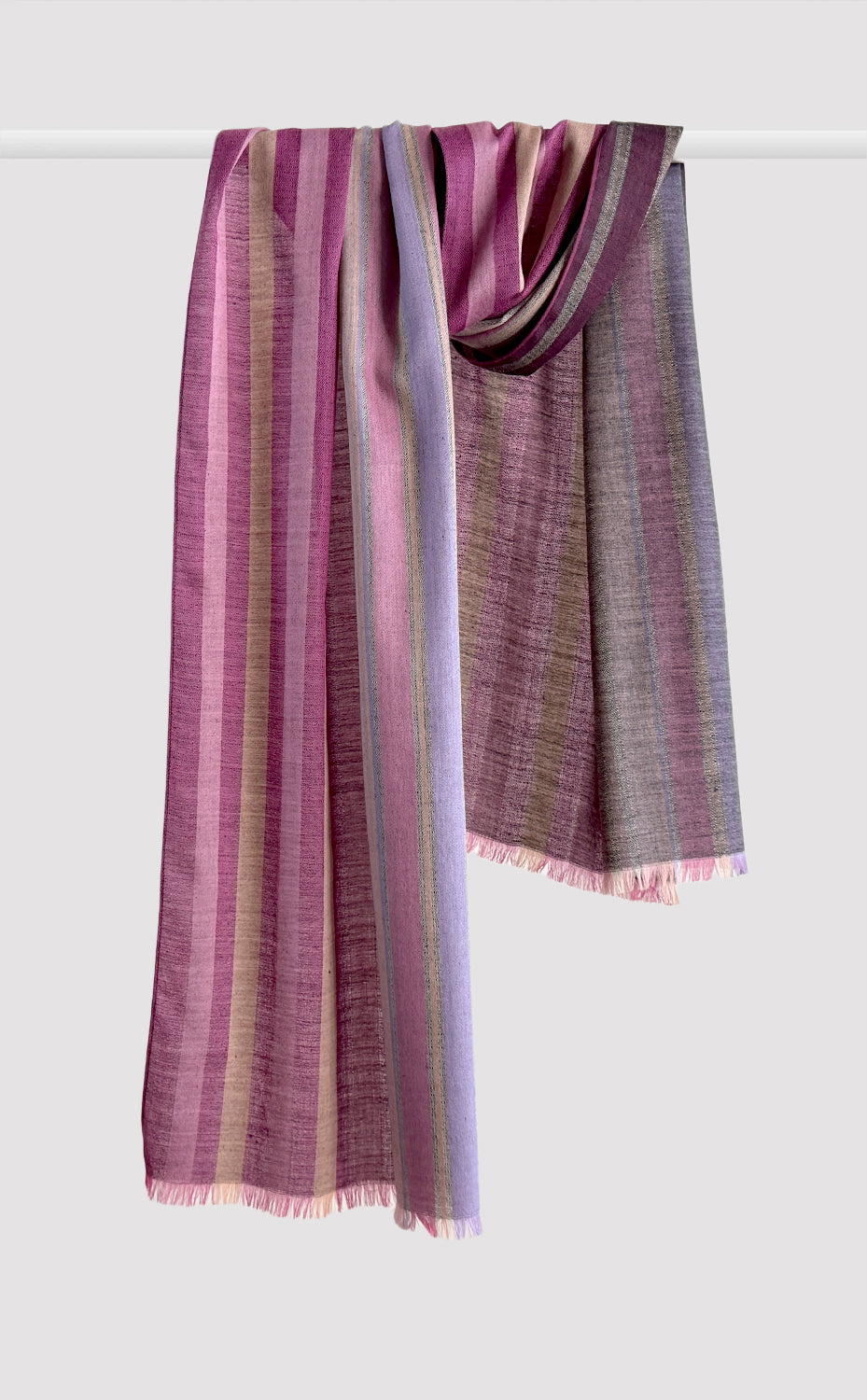 Carnation Striped Charm Stole