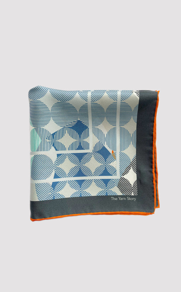 Indigo Pop Pocket Square