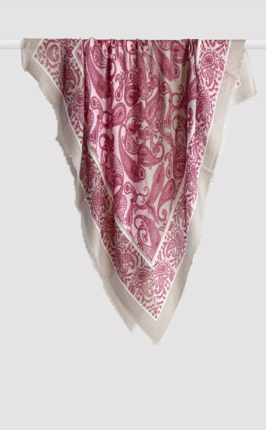 Blush Paisley Scarf