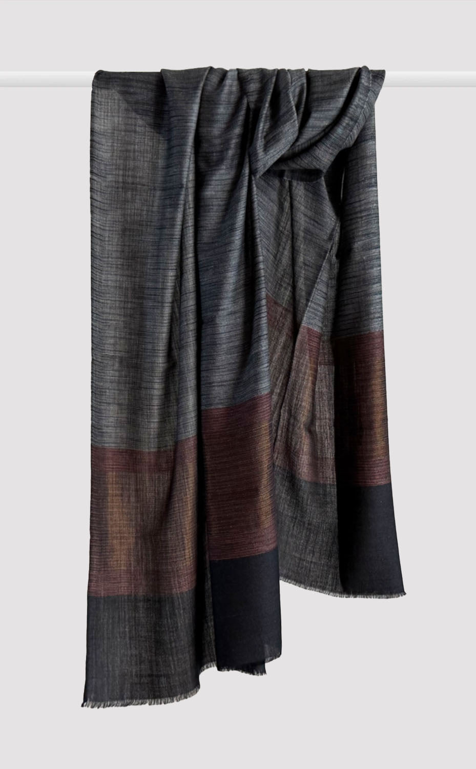 Autumn Dusk Pashmina Zari Stole