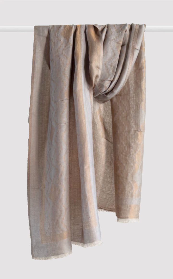 Heather Fantasy Zari Stole