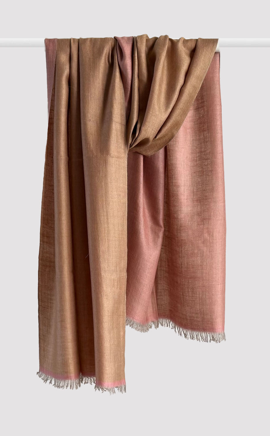 Cashmere Reversible Stole - Honey Dusk