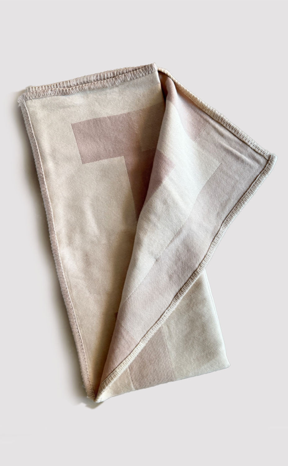Brown Block Baby Blanket