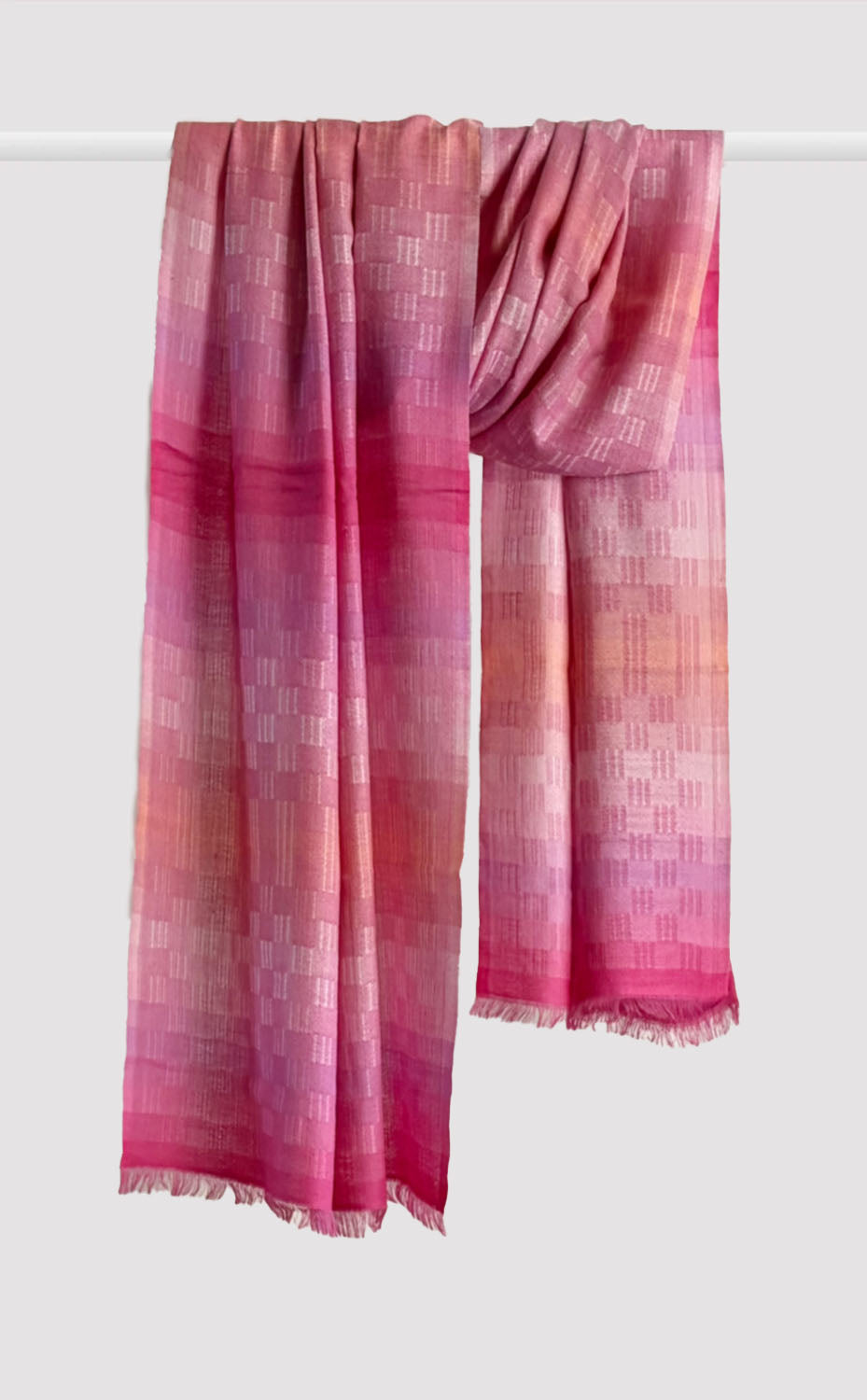 Peony Weave Merino Stole