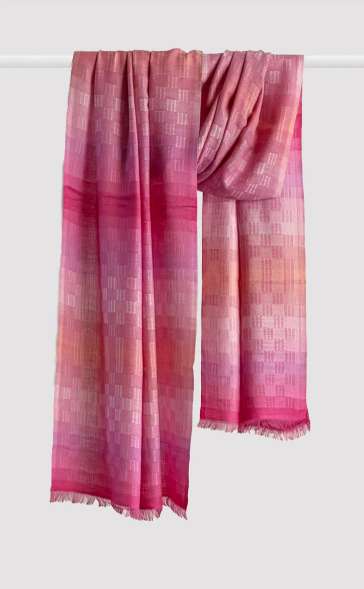 Peony Weave Merino Stole