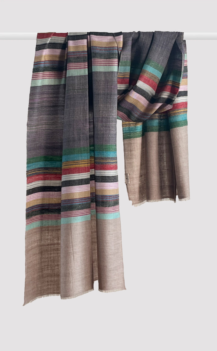 Pashmina Multicolor Stripes Stole