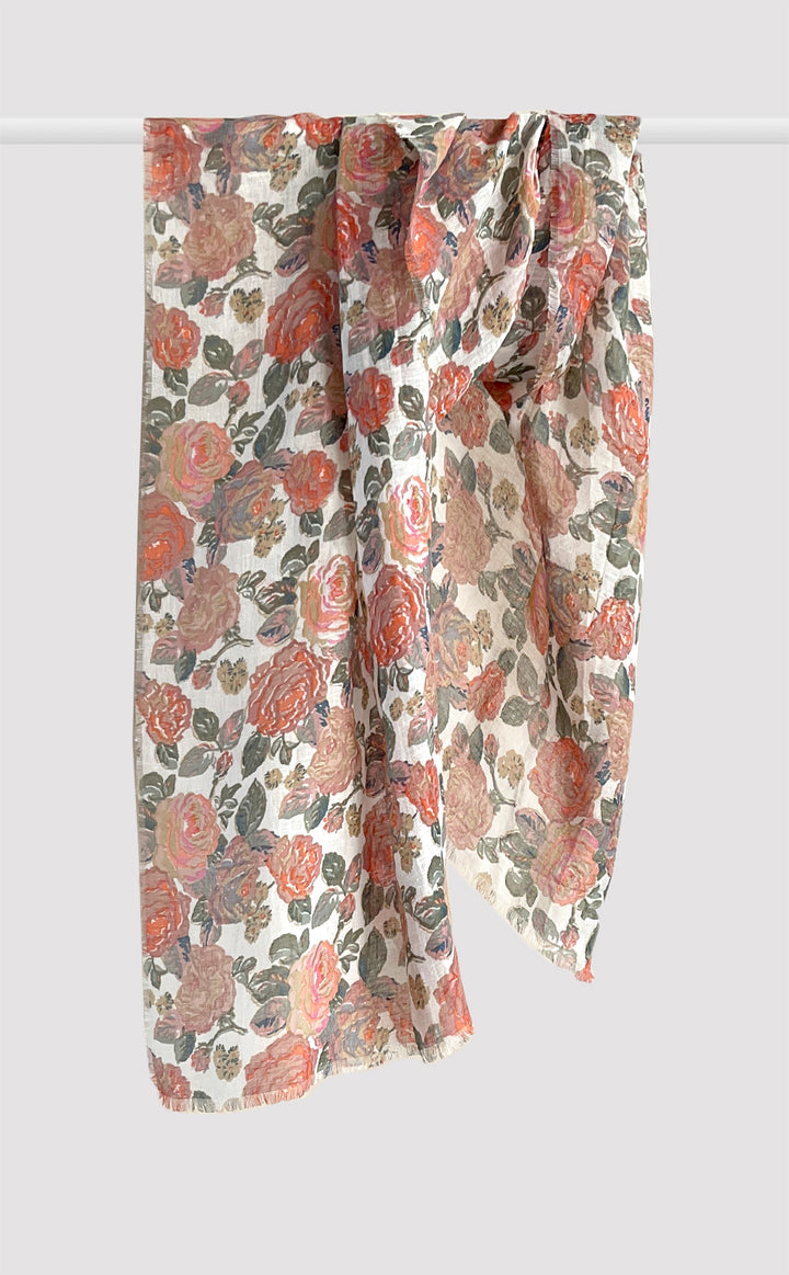 Rose Linen Stole