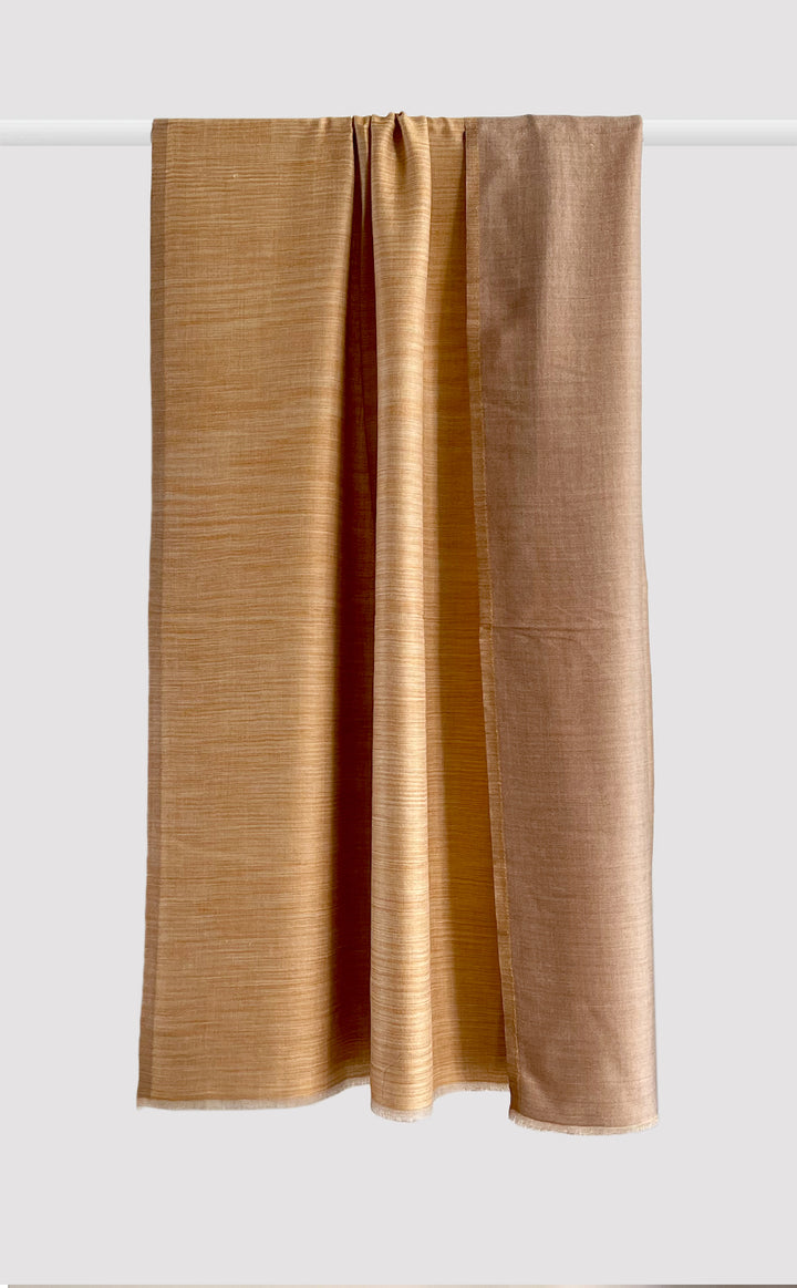 Reversible Pashmina Shawl - Mustard
