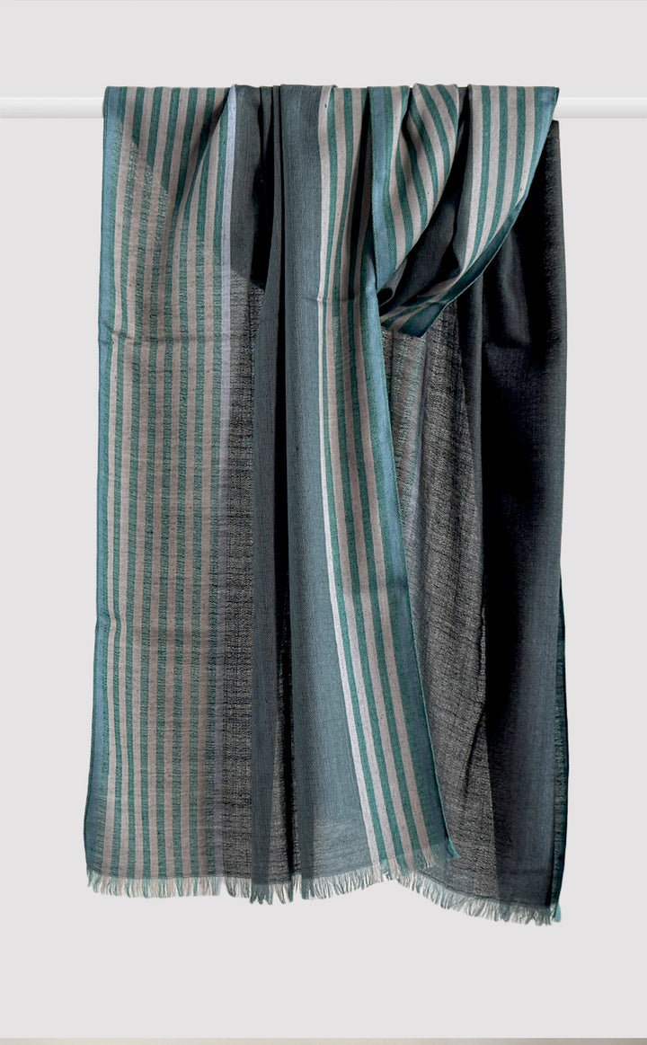 Lagoon Striped Merino Muffler