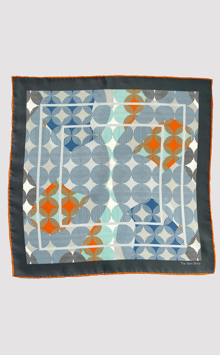 Indigo Pop Pocket Square