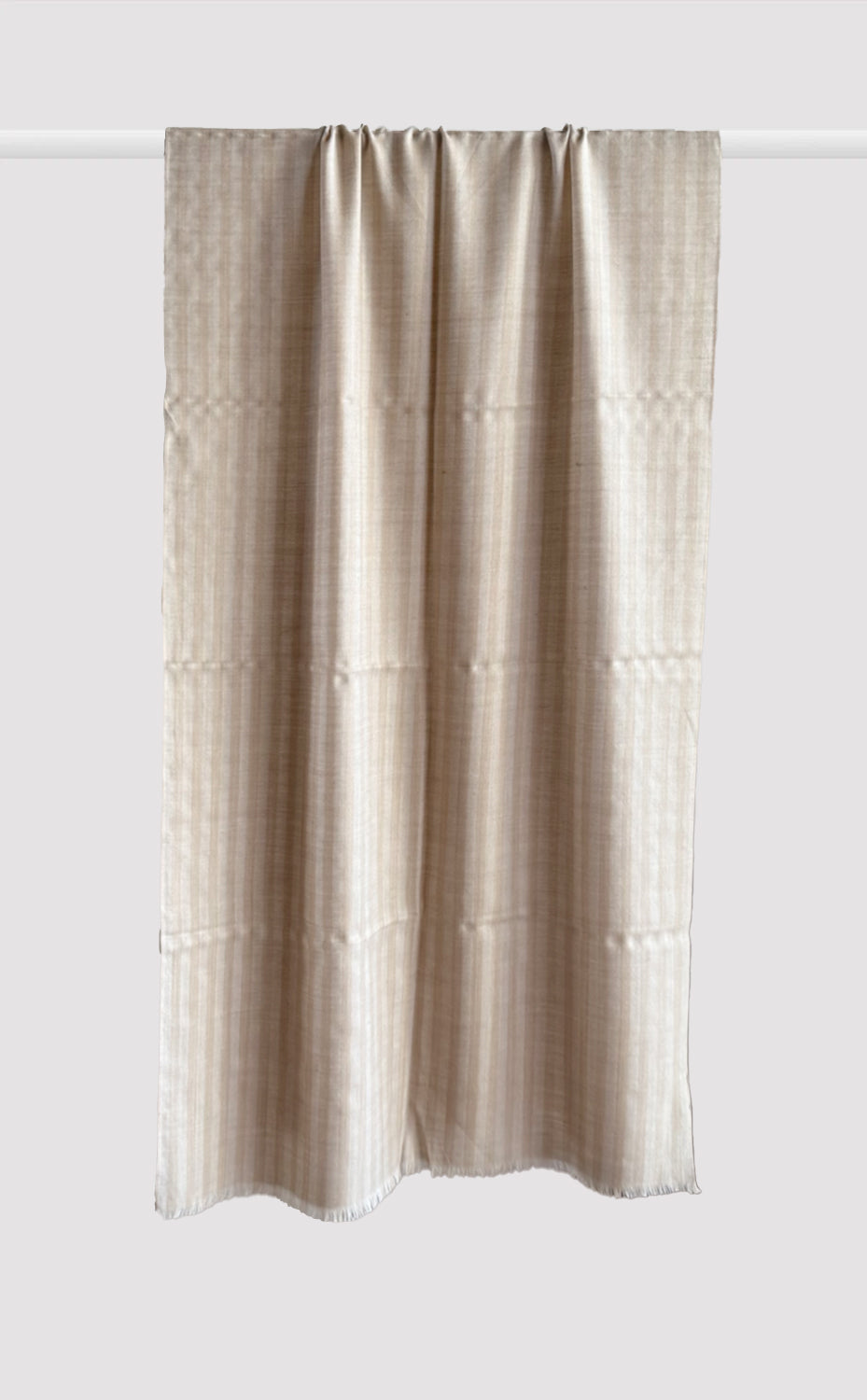 Ivory Pinstripe Stole