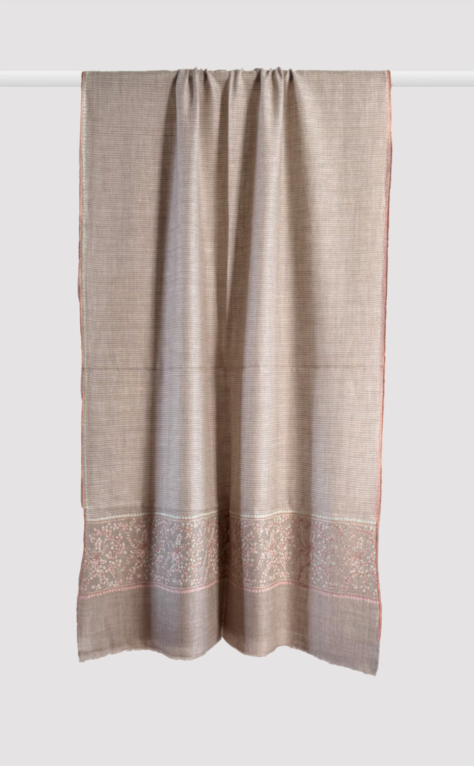 Pashmina Hand-Embroidered Willow Stole