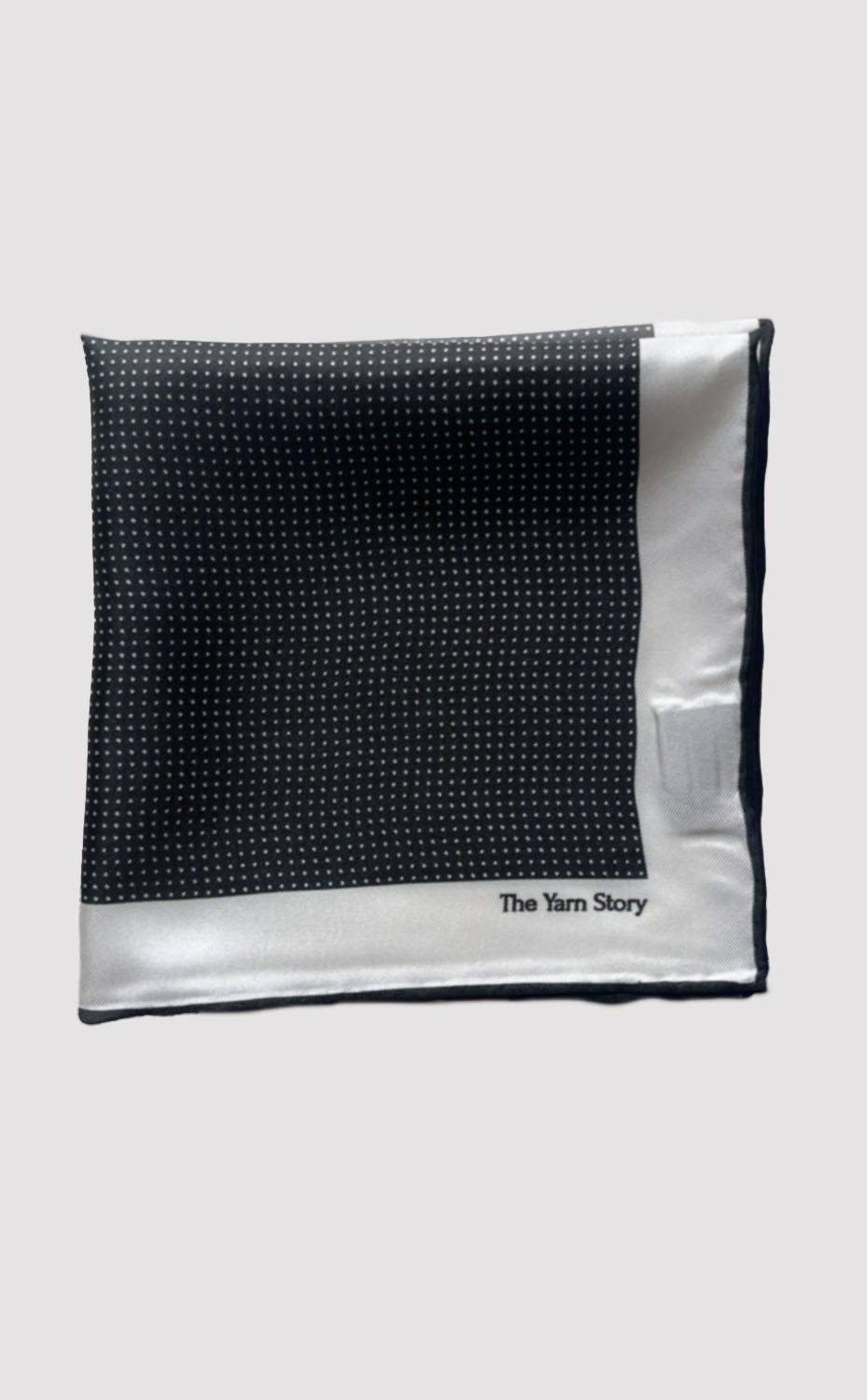 4 Micro Dots Sable Pocket Square