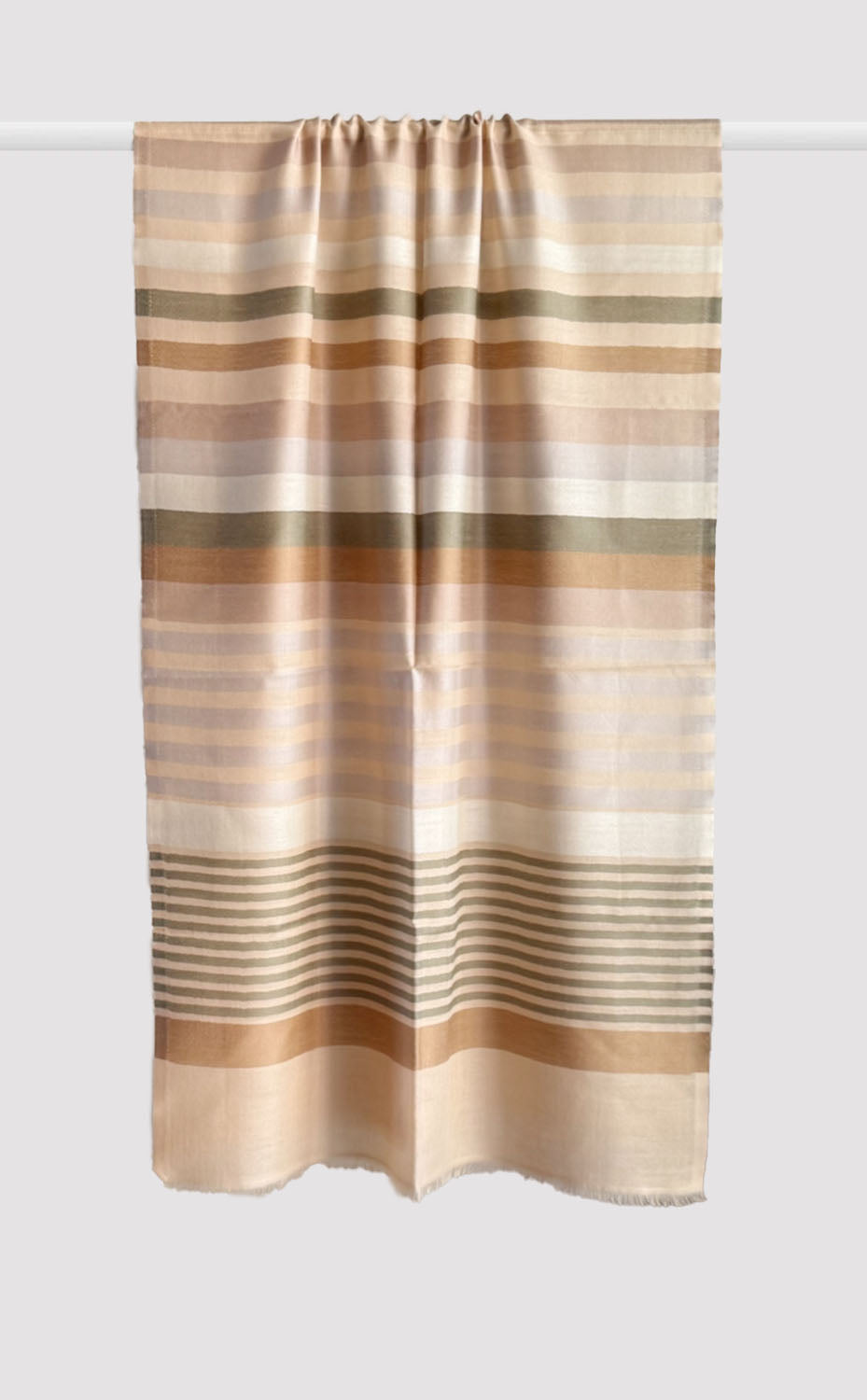 Autumn Band Merino Stole