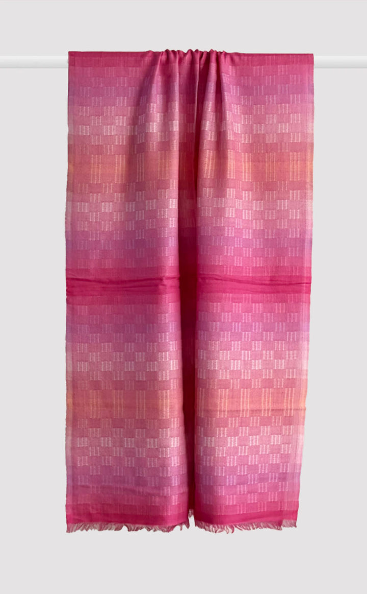 Peony Weave Merino Stole