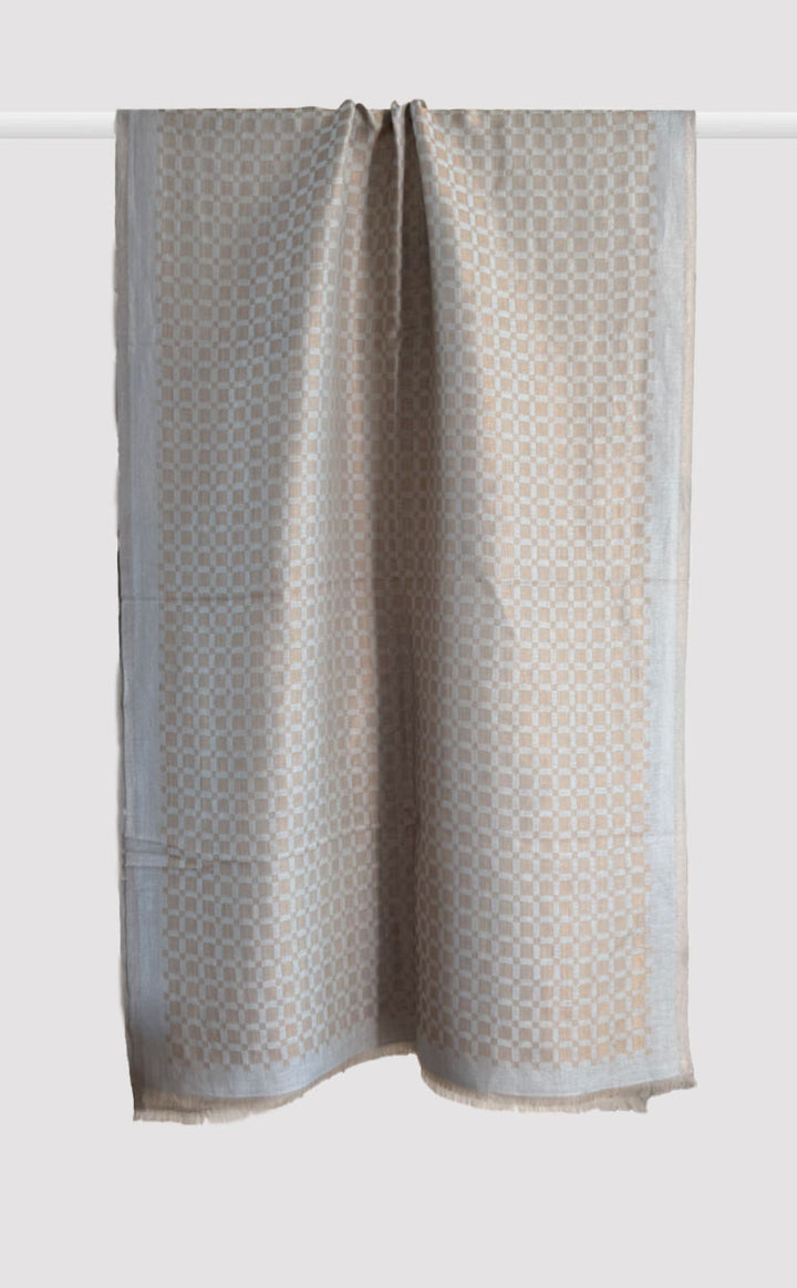 Glacier Mosaic Zari Stole