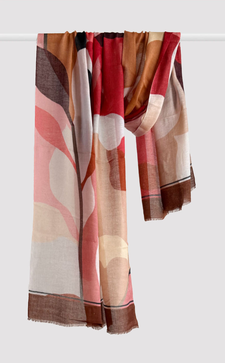 Maroon Mirage Stole