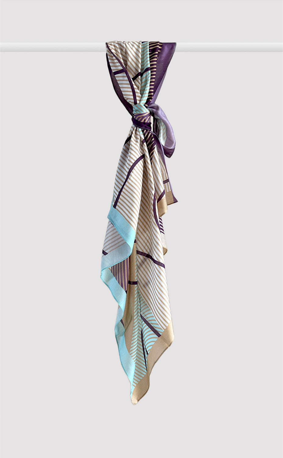 Purple Contour Scarf