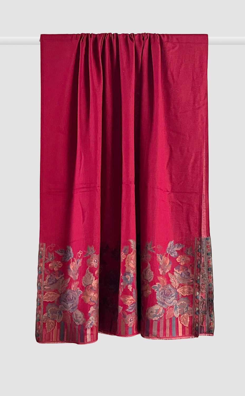 Rose Red Kani Stole