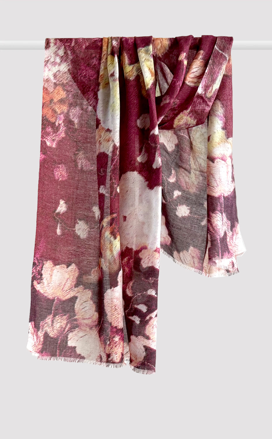 Burgundy Floral Embrace