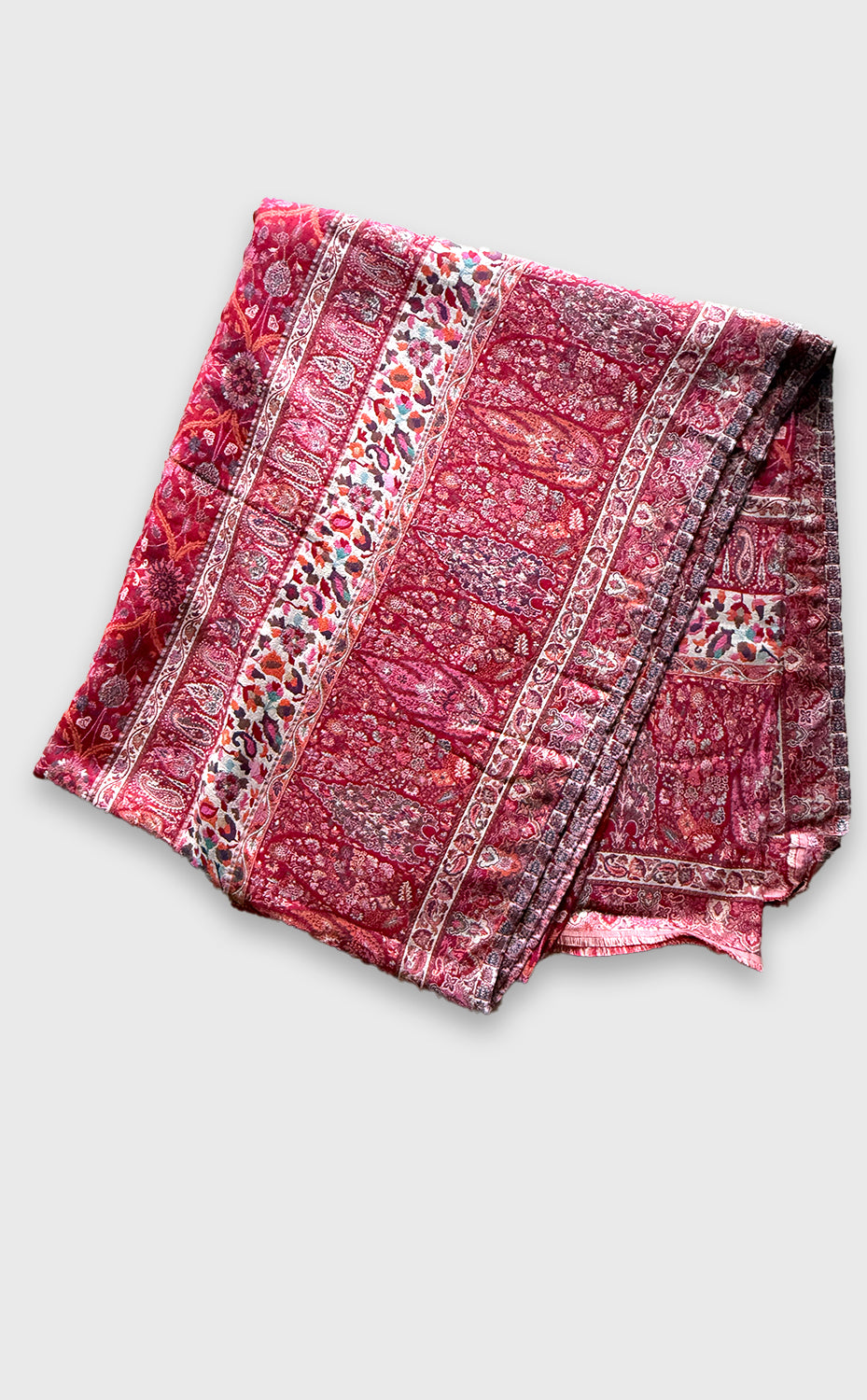 Red Paisley Bedcover