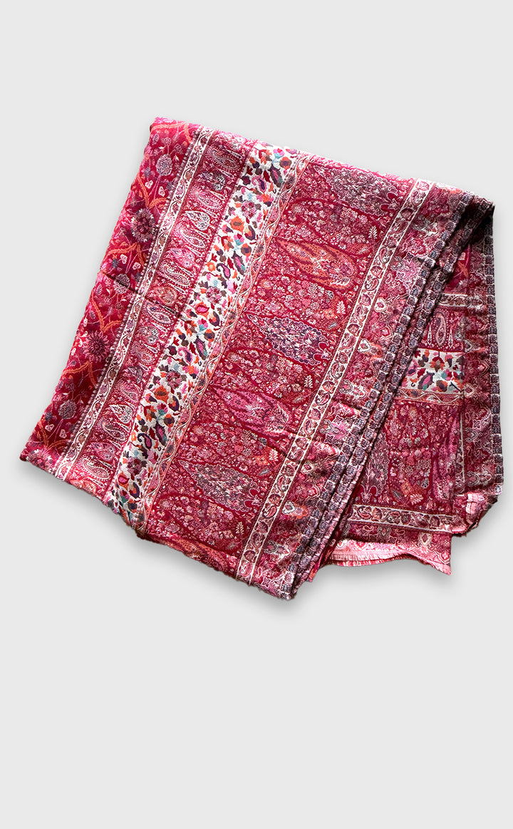 Red Paisley Bedcover