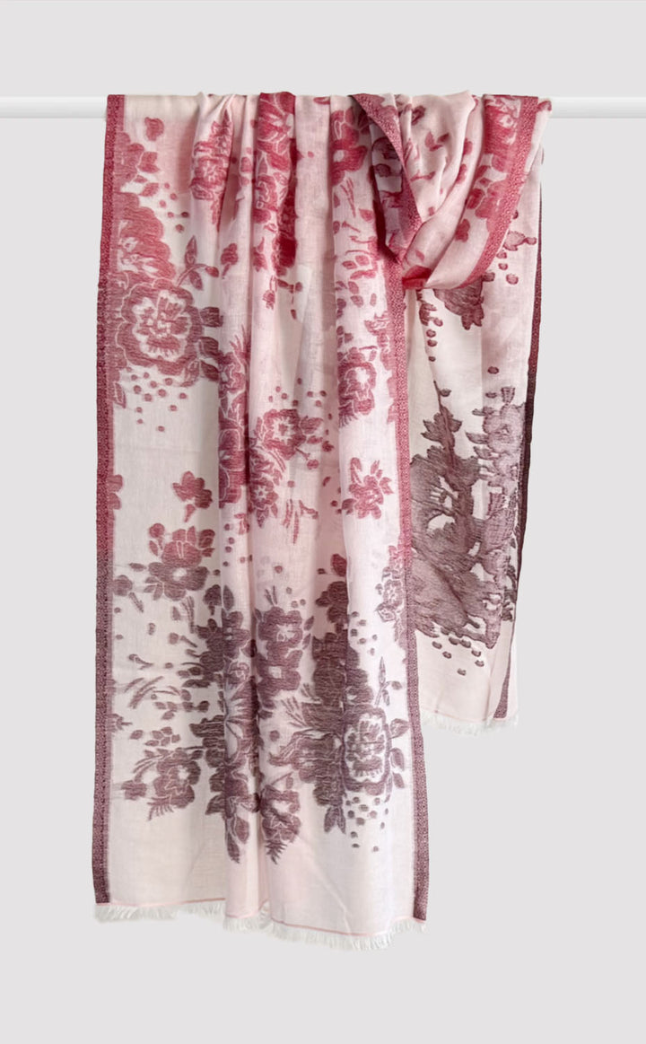 Flamingo Petals Stole