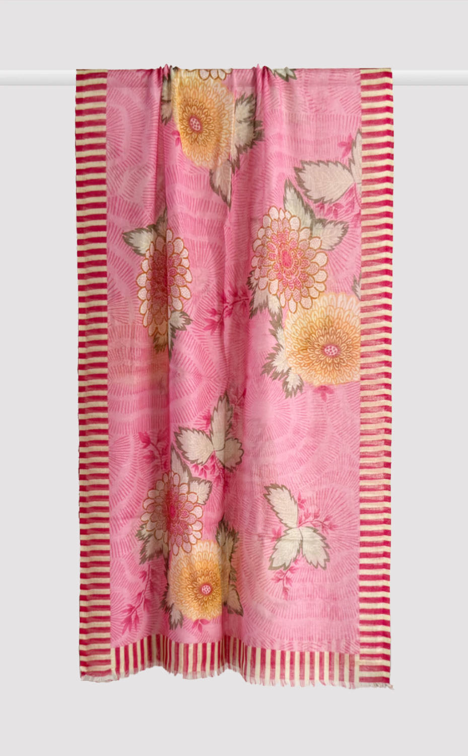 Alpenglow Floral Linen Modal Stole