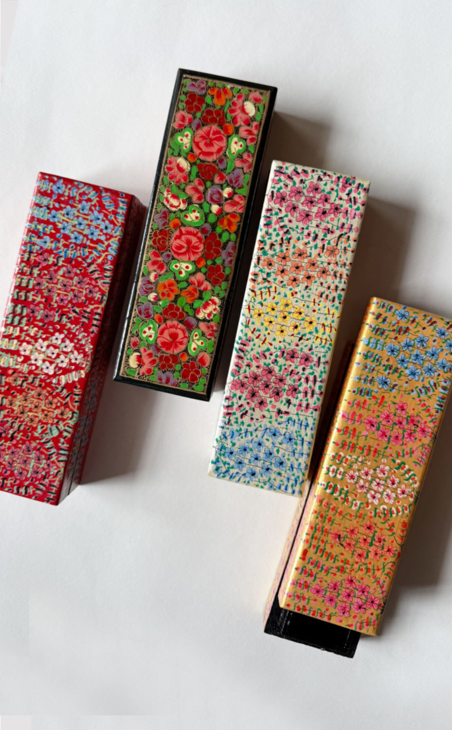 Multicolor Kashmiri Papier Mache Box