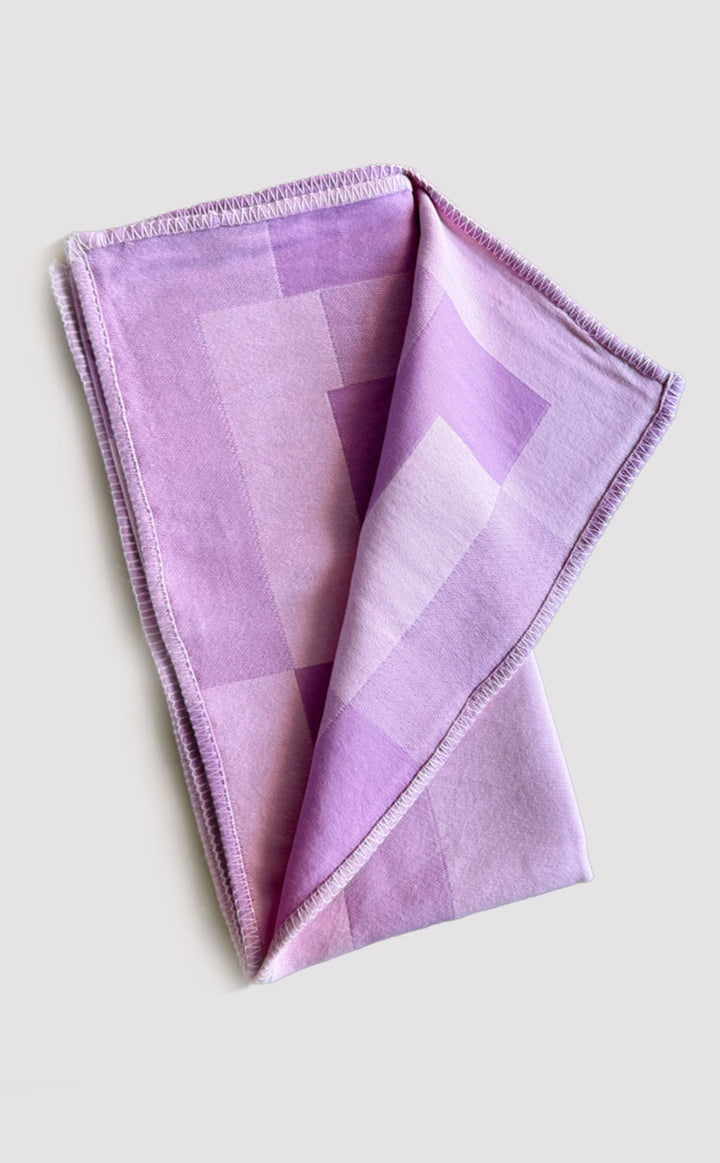 Pink Block Baby Blanket