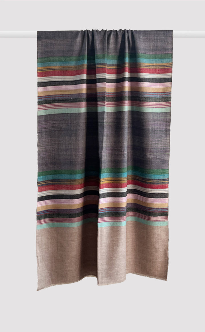 Pashmina Multicolor Stripes Stole