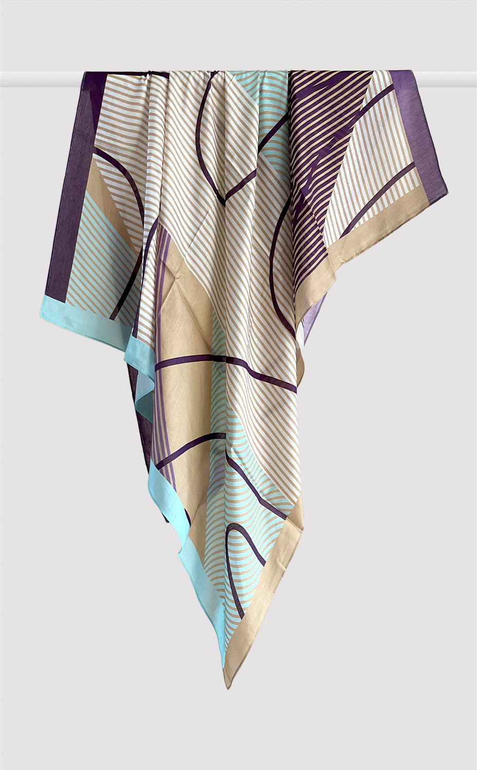 Purple Contour Scarf