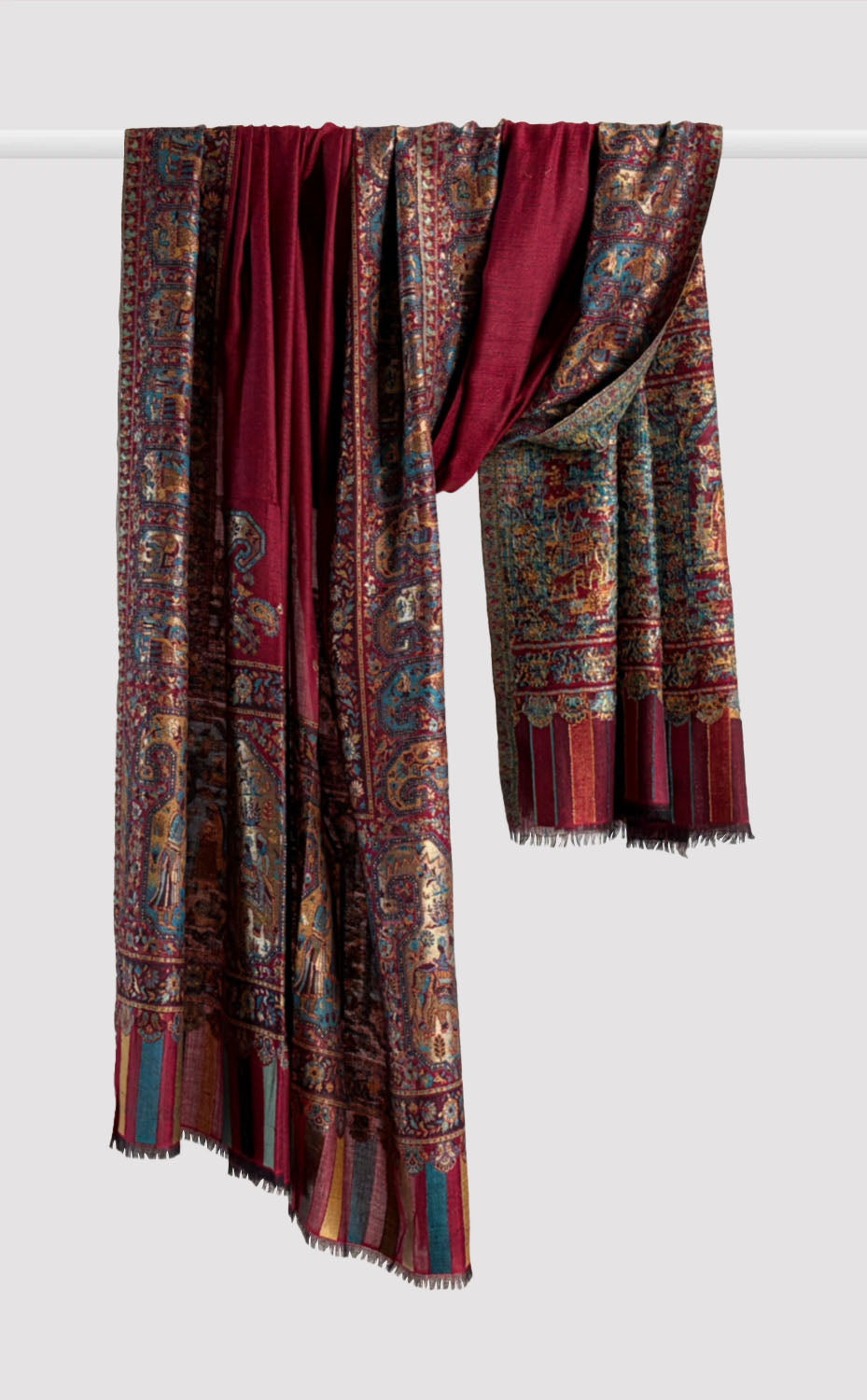 Rudhir Paisley Kani Shawl