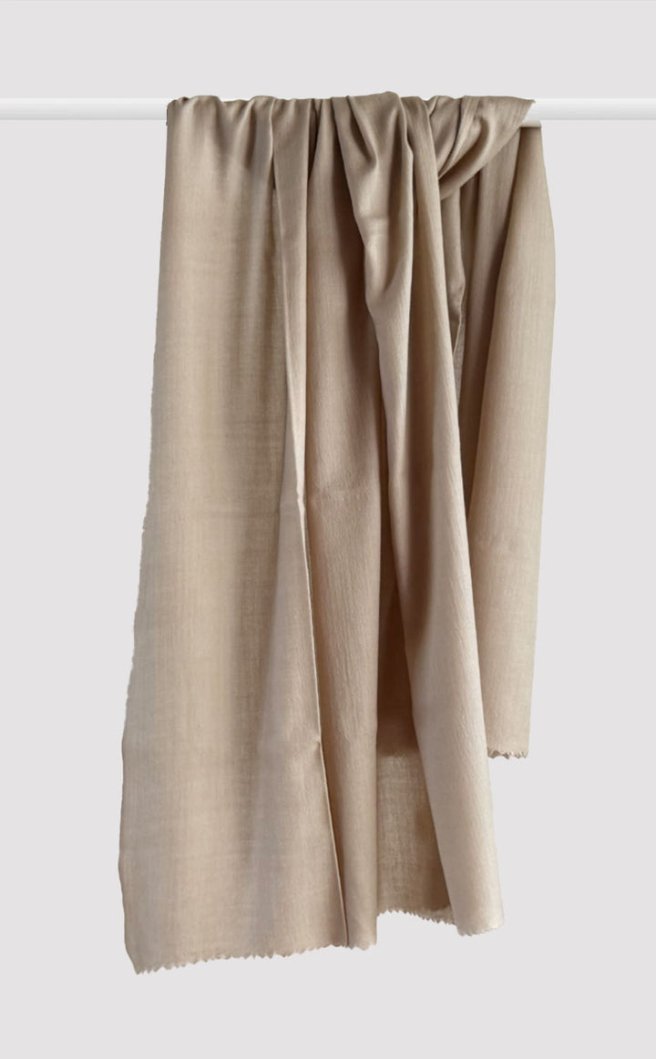 Solid Camel Shawl