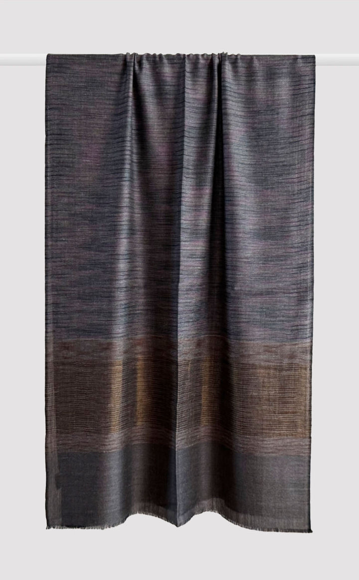 Rustic River Pashmina Zari Stole