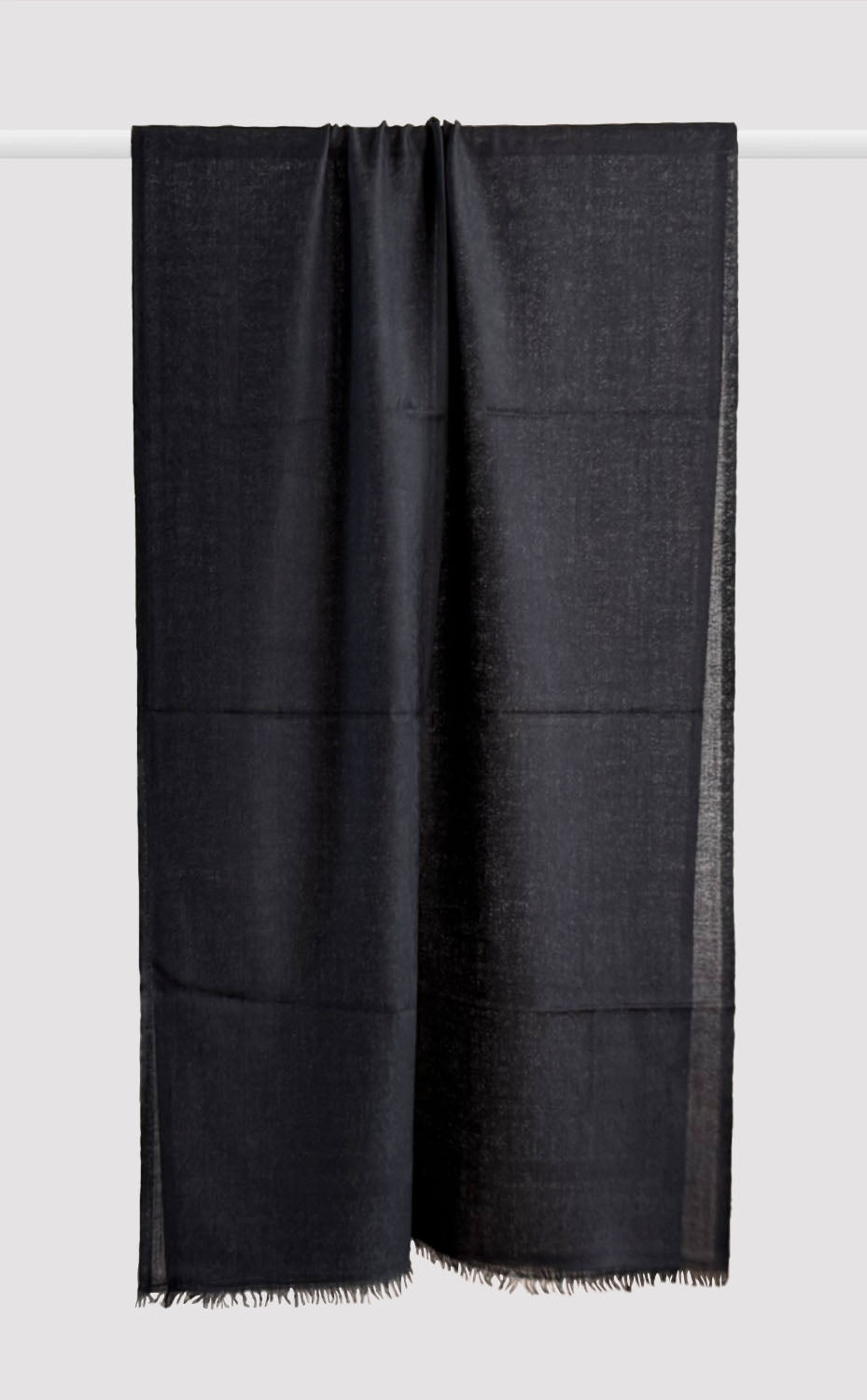 Noir Paisley Wool Jacquard