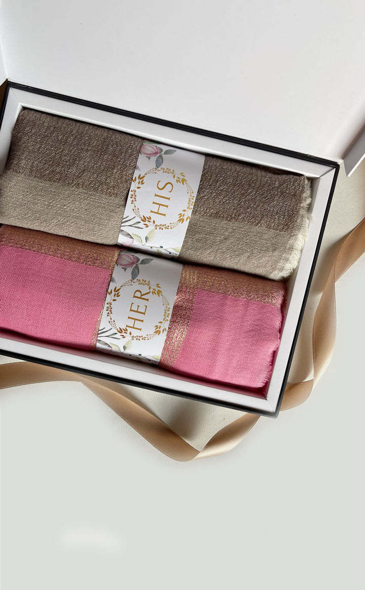 Roseate Two Tone His and Her Set