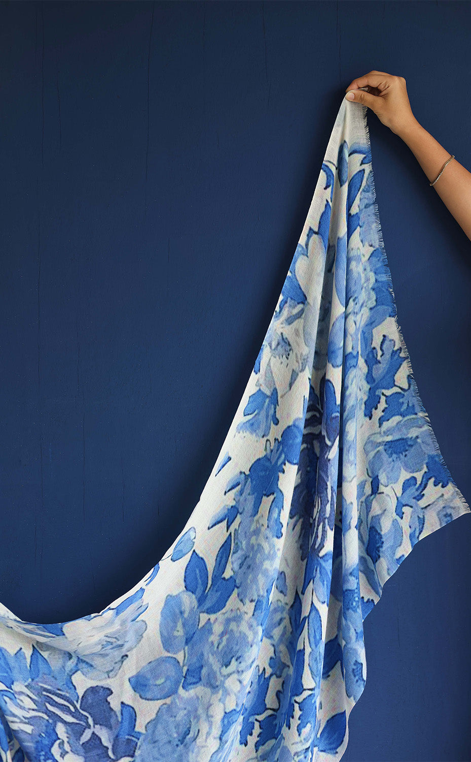 Bluebell Flora Cashmere Printed Stole