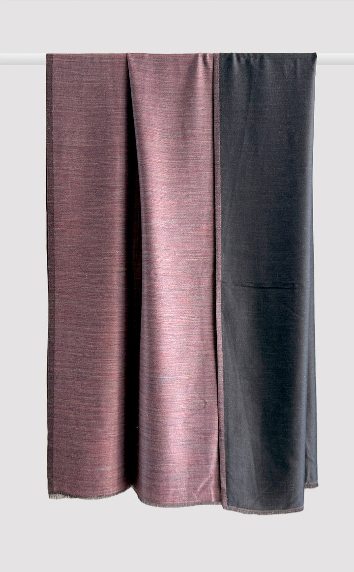 Reversible Pashmina Shawl - Rose