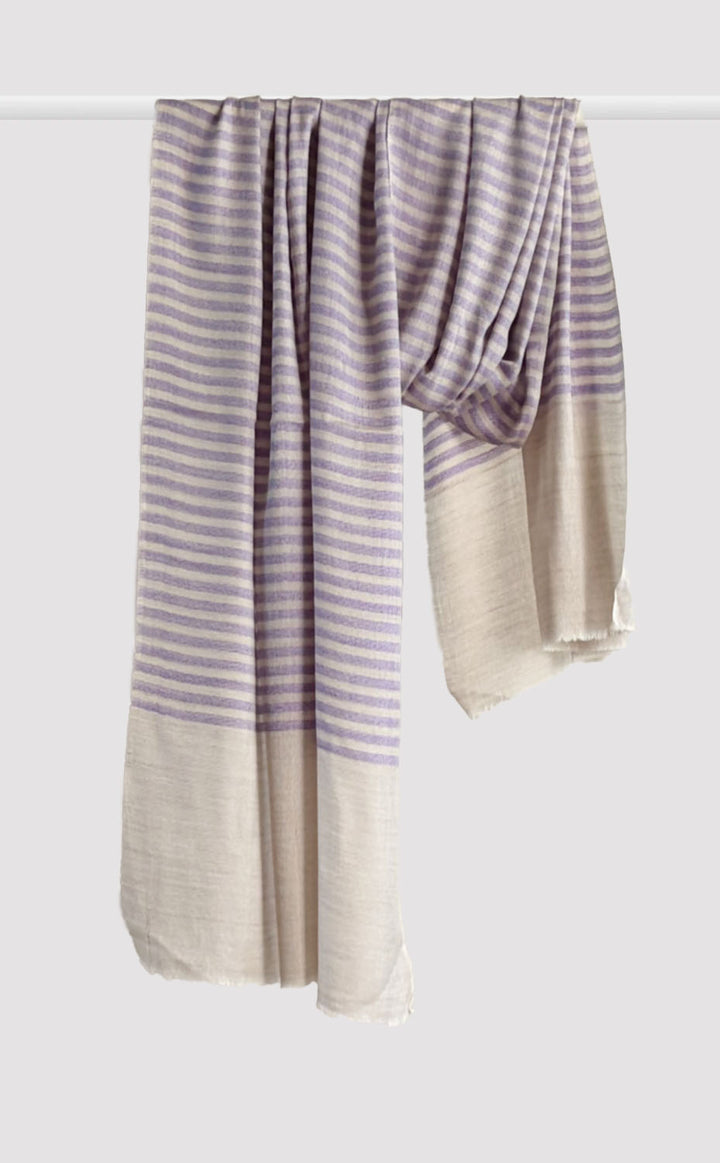 Lilac Stripes Stole
